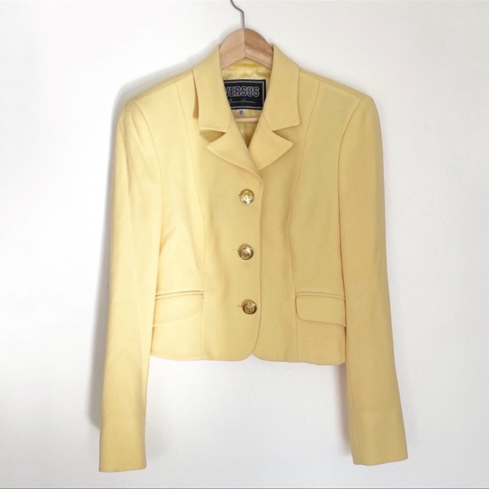 Authentic Versace wool blazer in size small